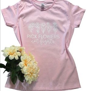 Pick the flowers not fights.